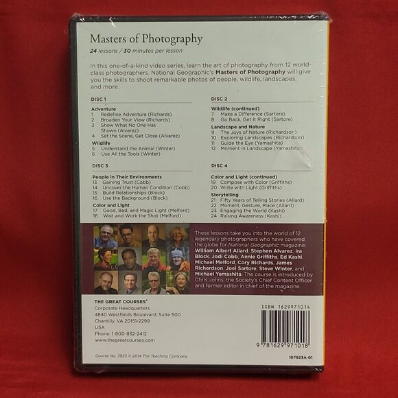 Masters of Photography DVD &  Course Guidebook The Great Courses - Picture 2 of 8